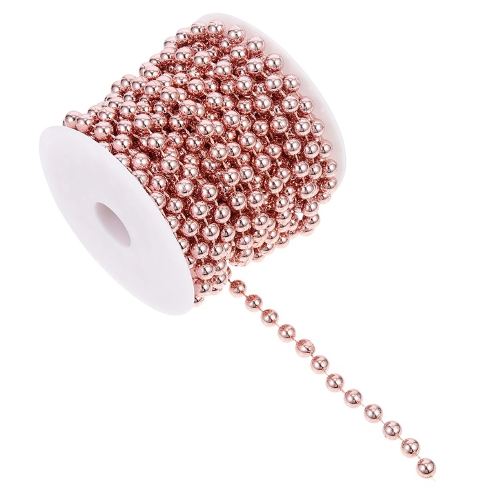 Sirag margele perle YANYXR, decorativ, auriu, 1000x0.8x0.8cm