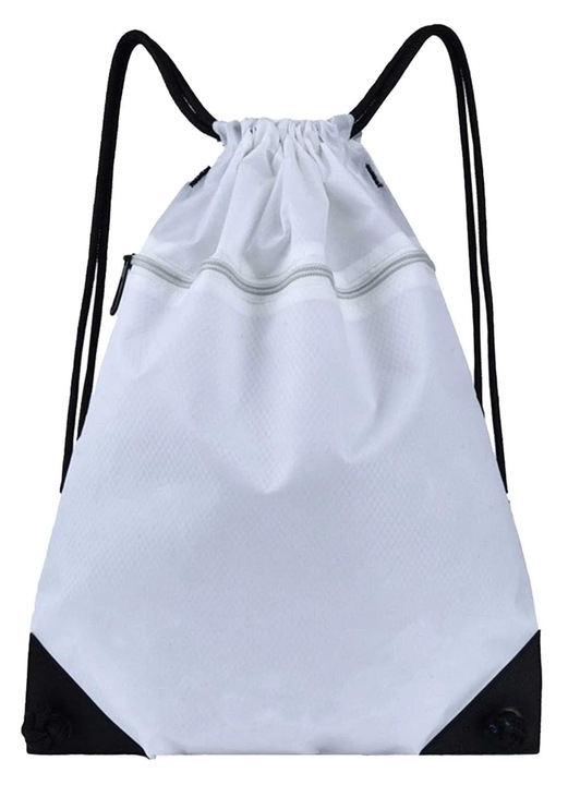 Rucsac sport YANYXR, plasa, alb, 42x1x48cm