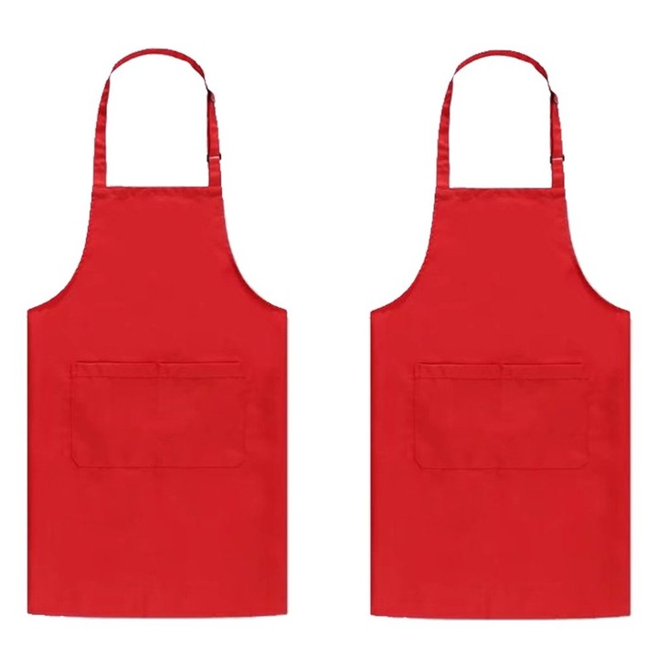 Sort bucatarie reglabil, rezistent la apa, 2 buzunare, poliester, unisex