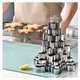 Set 10 forme prajituri fulg de nea, inox, 320g