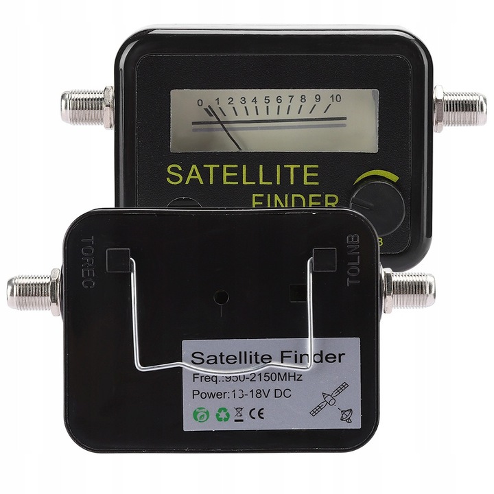 Masurator satelit, negru, 950-2150MHz, 13-18V, 7dB, ABS, mic si usor