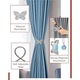 Set 2 Suporturi Magnetice Perdele Fluture Rasina Multicolor Reglabil