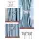 Set 2 Suporturi Magnetice Perdele Fluture Rasina Multicolor Reglabil