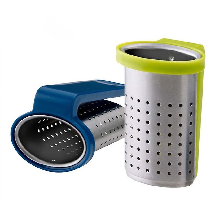 Infuzor ceai din otel inoxidabil, 4x3.7x5.5cm, culoare aleatorie