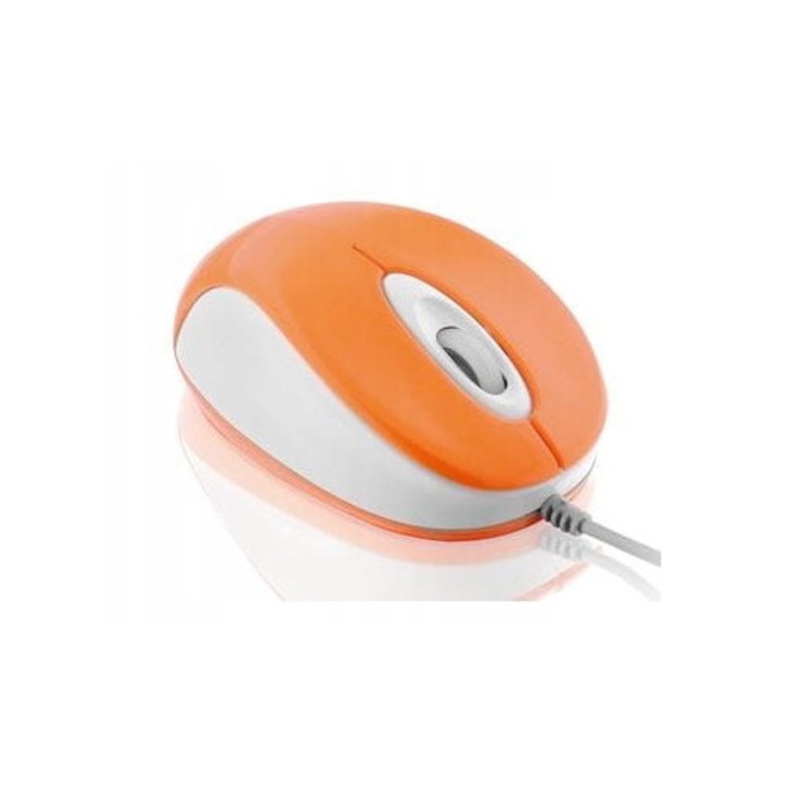 Мишка iBOX оранжева, 800 CPI, кабел 1.6м, USB