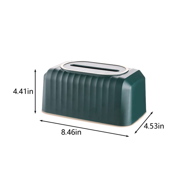Suport servetele multifunctional cu arc integrat alb 21.5x11.5x11.2cm