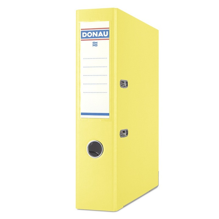 Set 10 buc Segregatoare Donau Master-S, galben, 75x320x285mm, 2 inele