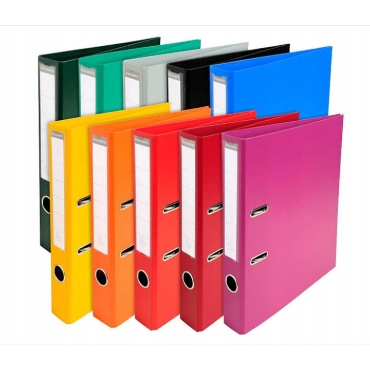 Set 10 bibliorafturi Exacompta A4 multicolor 32x29cm 50mm