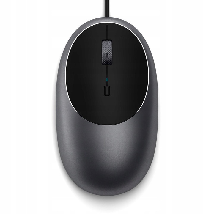 Мишка Satechi C1 кабел USB-C черна