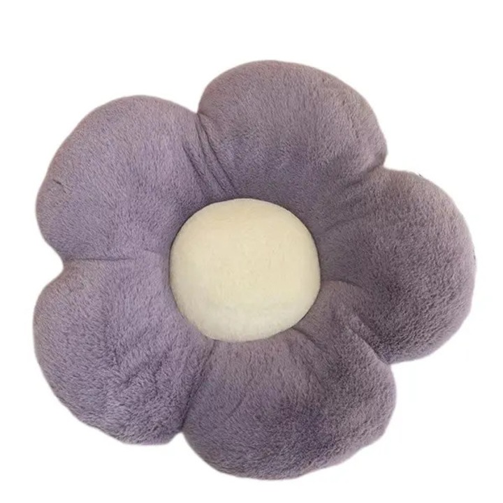 Perna decorativa floare margareta plus 35cm alb