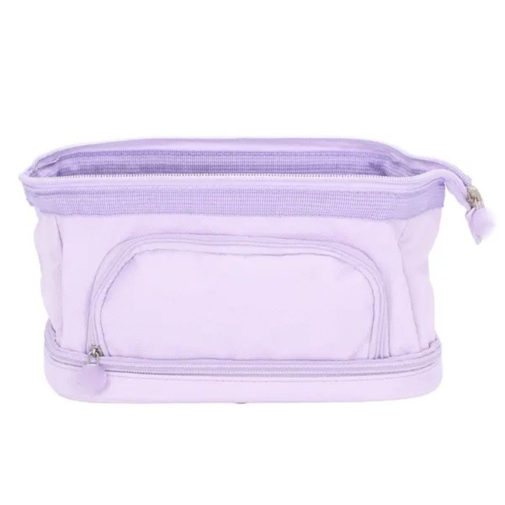 Penar dublu strat capacitate mare, design barca, albastru, 22x10x5cm