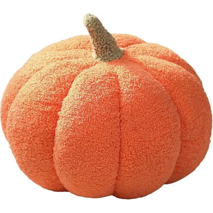 Perna decorativa dovleac Halloween, plus, portocaliu, 20cm