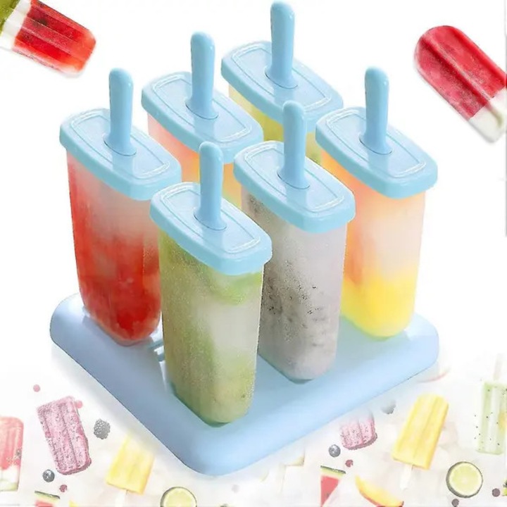 Set forme inghetata plastic albastru 16.8x13.7x5.8cm