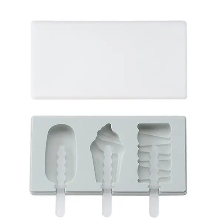 Forma silicon pentru inghetata, 11 modele, multicolor, 18.2x9.1x2.3cm