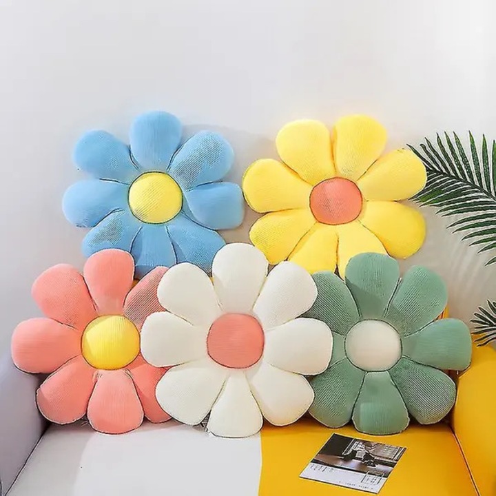 Perna decorativa floare multicolor 40x40cm 50x50cm 70x70cm