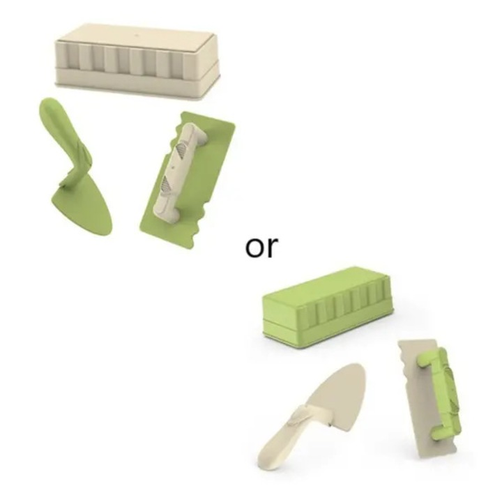 Set 3 unelte plastic pentru joaca nisip copii multicolor