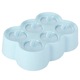 Forma de inghetata din silicon cu 6 modele, albastru, 20x12cm