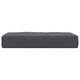 Perna scaun exterior, 60x60x6cm, Oxford, antracit, spuma moale
