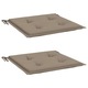 Set 2 perne scaun, 50x50x4cm, Oxford, taupe, rezistente apa
