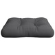 Perna pentru scaun 50x50x10 cm gri, poliester, rezistenta la intemperii