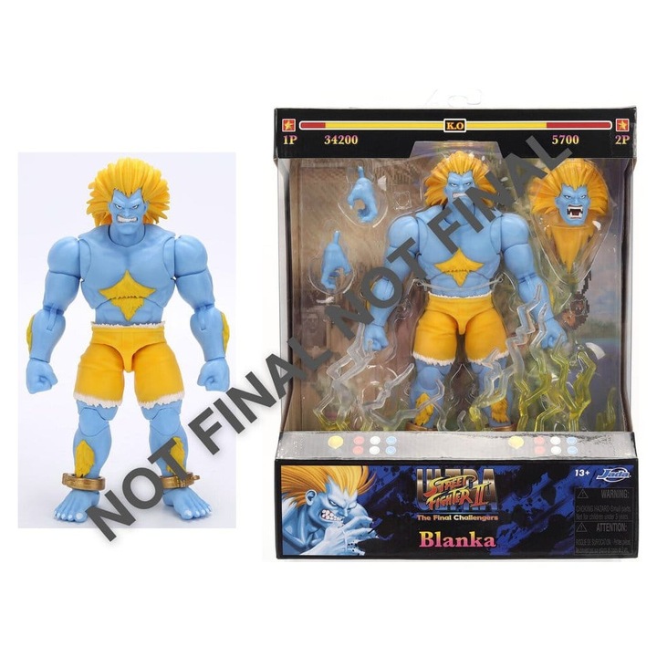 Фигурка Blanka Jada Toys многоцветна 25см Street Fighter II