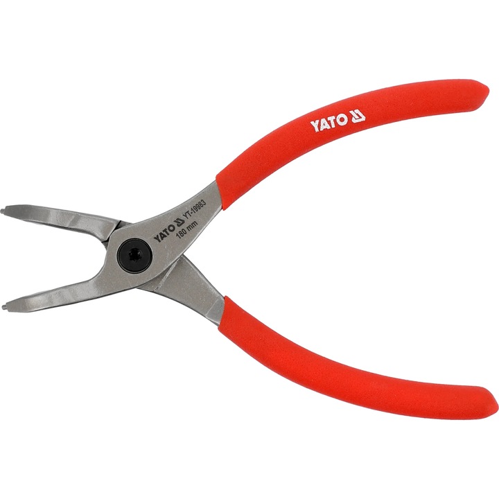 Biztosítóringszárző csípőszerszám belső hajlított 45° 180mm D-hüvely 19-60mm