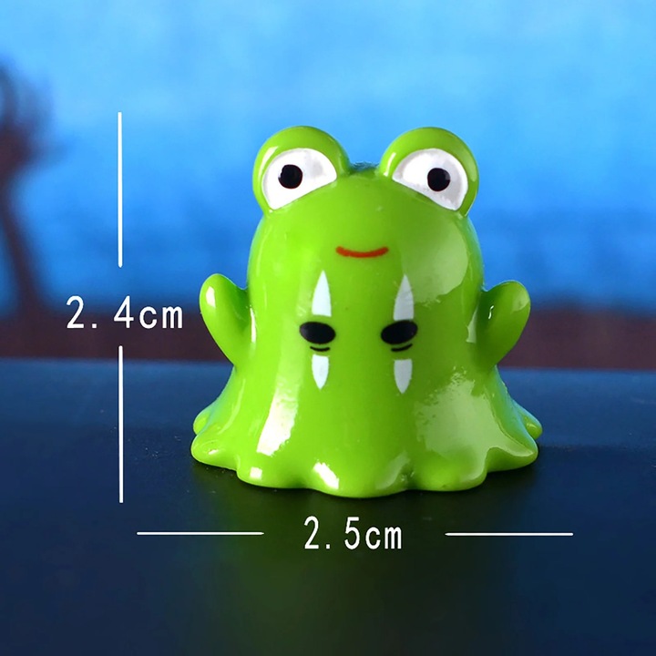 Ornament Halloween YANYXR porcusor fantoma 2.5x2.7cm resina