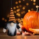 Pandantiv Halloween YANYXR, palarie inalta, lumina, galben, 8x8x23cm