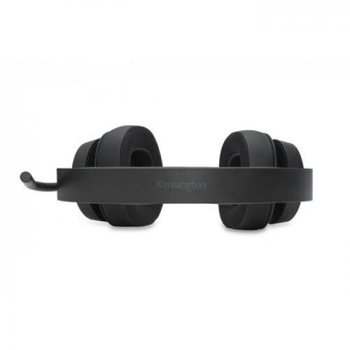 Kensington H3000 Casti Fara fir Banda de fixare pe cap Gaming USB tip-C Bluetooth Negru (K83452WW)