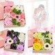 Set sapun trandafir DIY YANYXR, cadou, roz, 15x15x8cm