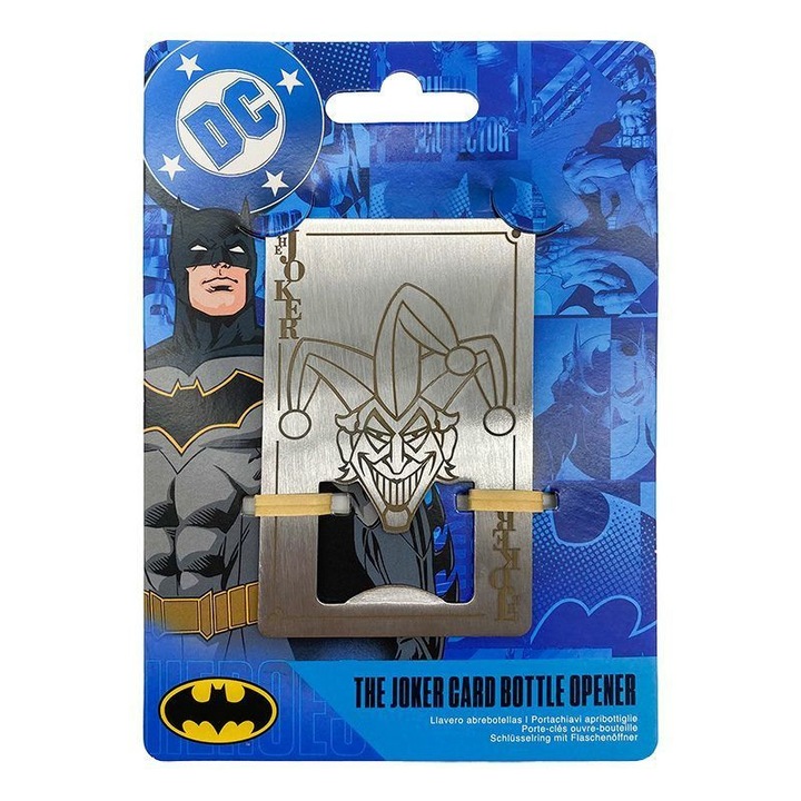Batman/DC Comics Joker mintás játékkártya alakú palacknyitó
