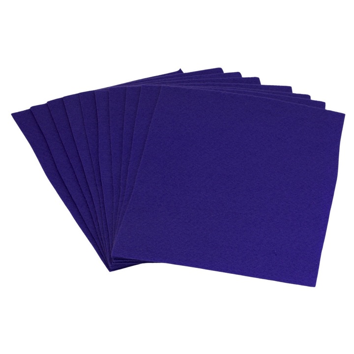 Set 10 coli fetru violet inchis, A4, 1.5 mm, OnemisFlot