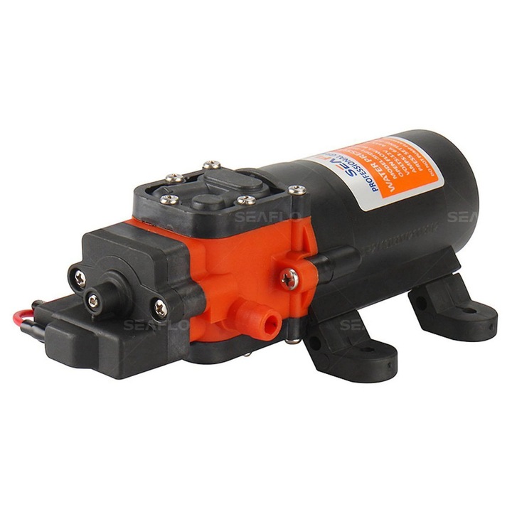 Pompa apa YANYXR 12V 4.3LPM 35PSI autoamorsanta 17x10x6.7cm
