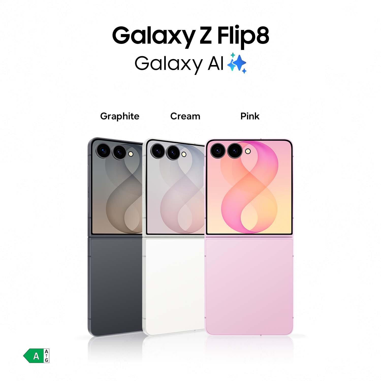 Telefon mobil Samsung Galaxy Z Flip8, 12GB RAM, 512GB, 5G, Pink