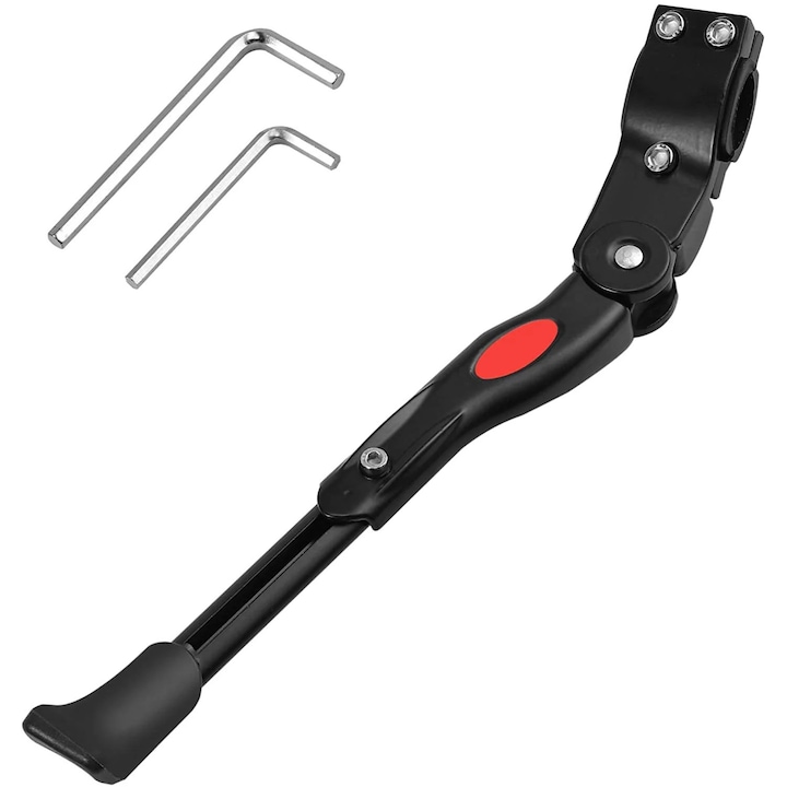 Cric bicicleta YANYXR aluminiu ajustabil picior cauciuc negru 20-30cm