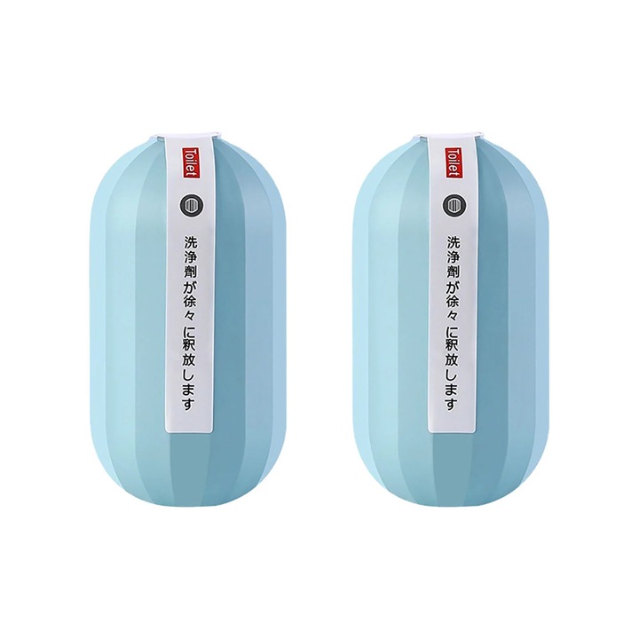 Detergent pentru vas WC YANYXR 250g set 2 bucati albastru