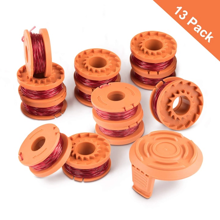 Set 12 role nylon pentru tuns iarba YANYXR, 10ft, capac rezerva