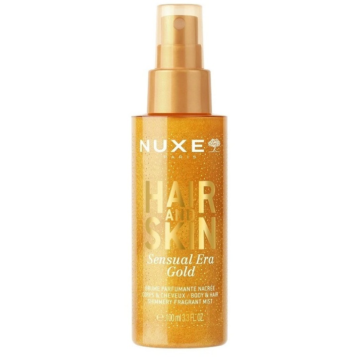 NUXE Hair Prodigieux - Mist parfumat cu efect iluminator pentru par si corp, 100 ml