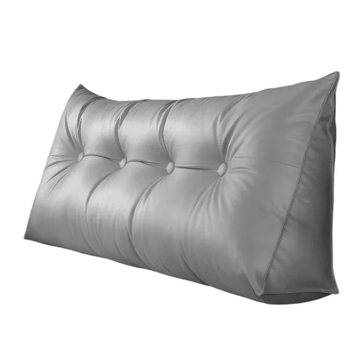 Perna triunghiulara suport spate 120x50x20cm bej