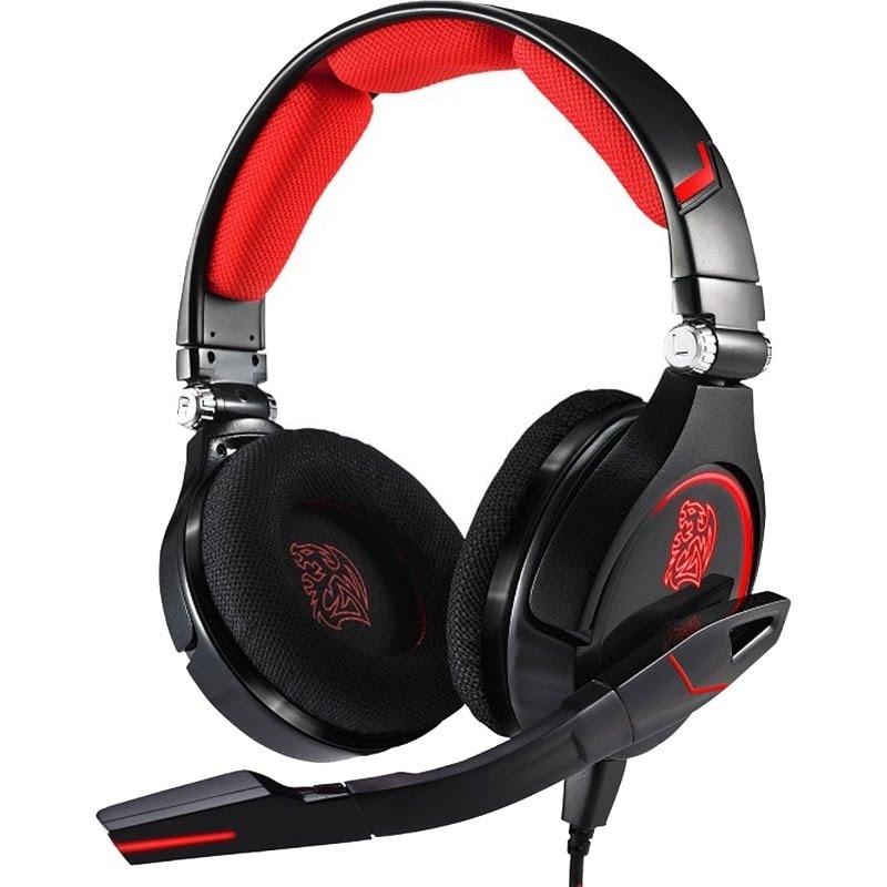 Casti gaming Thermaltake Cronos, Black