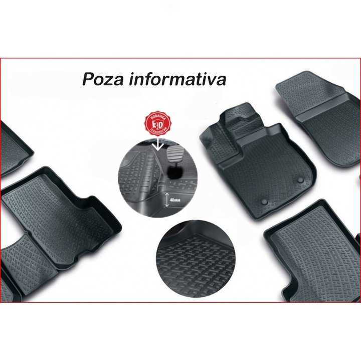Covorase cauciuc stil tavita energy dedicate OPEL CORSA D 2006-2014