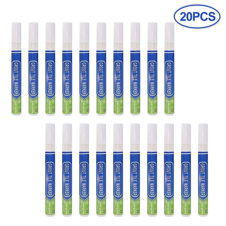 Set 20 markere pentru rosturi YANYXR, 80ml, multicolor, 2mm