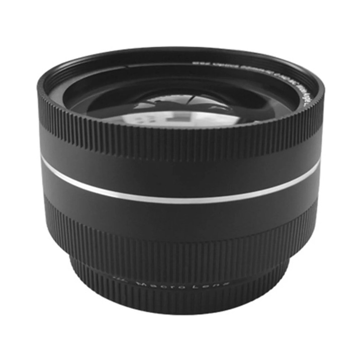 YANYXR fém SLR fényképezőgép objektív 52mm fekete 5.2x5cm