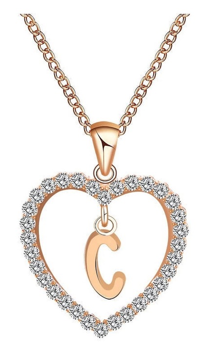Colier dama ZYBLSSBB litere engleze aur 16g