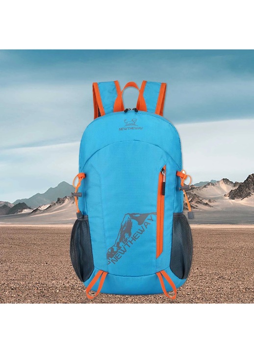 Rucsac drumetii YANYXR pliabil usor albastru 28x19x45cm
