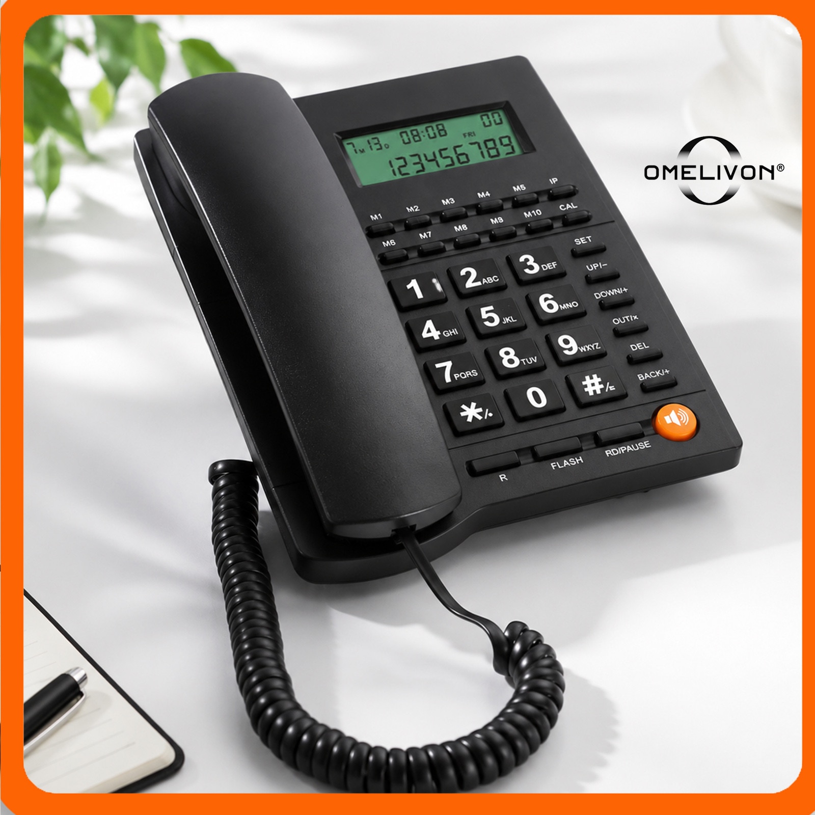 Telefon fix vintage, Cozevdnt, negru - eMAG.ro