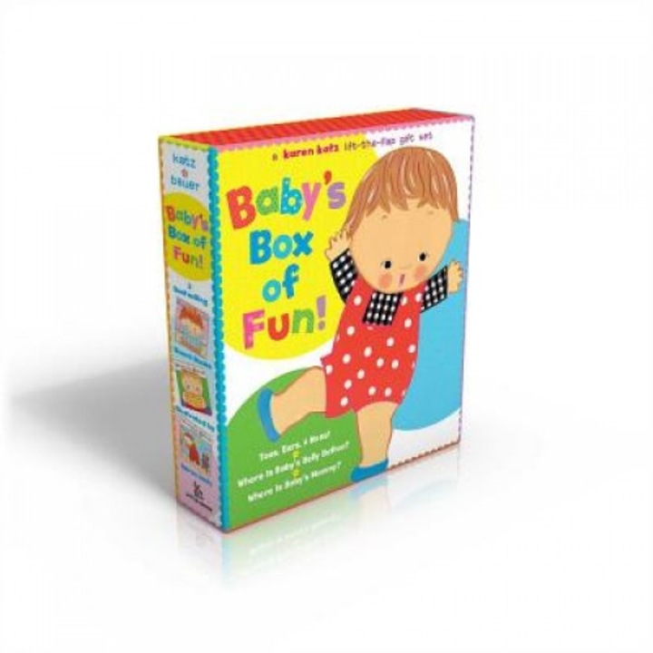 Baby's Box of Fun: A Karen Katz Lift-The-Flap Gift Set: Toes, Ears, & Nose!/Where Is Baby's Belly Button?/Where Is Baby's Mommy?, Marion Dane Bauer, Karen Katz