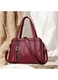 Geanta tote YANYXR piele moale capacitate mare negru 30x12x20cm