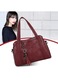 Geanta tote YANYXR piele moale capacitate mare negru 30x12x20cm