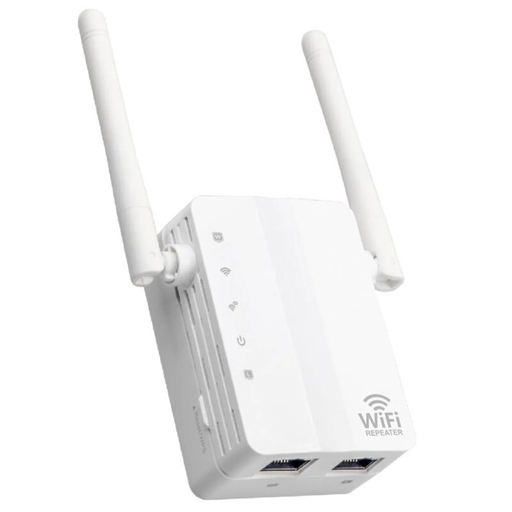 YANYXR 300M WiFi Jelismétlő, jel erősítő, fehér, 142x90x50mm